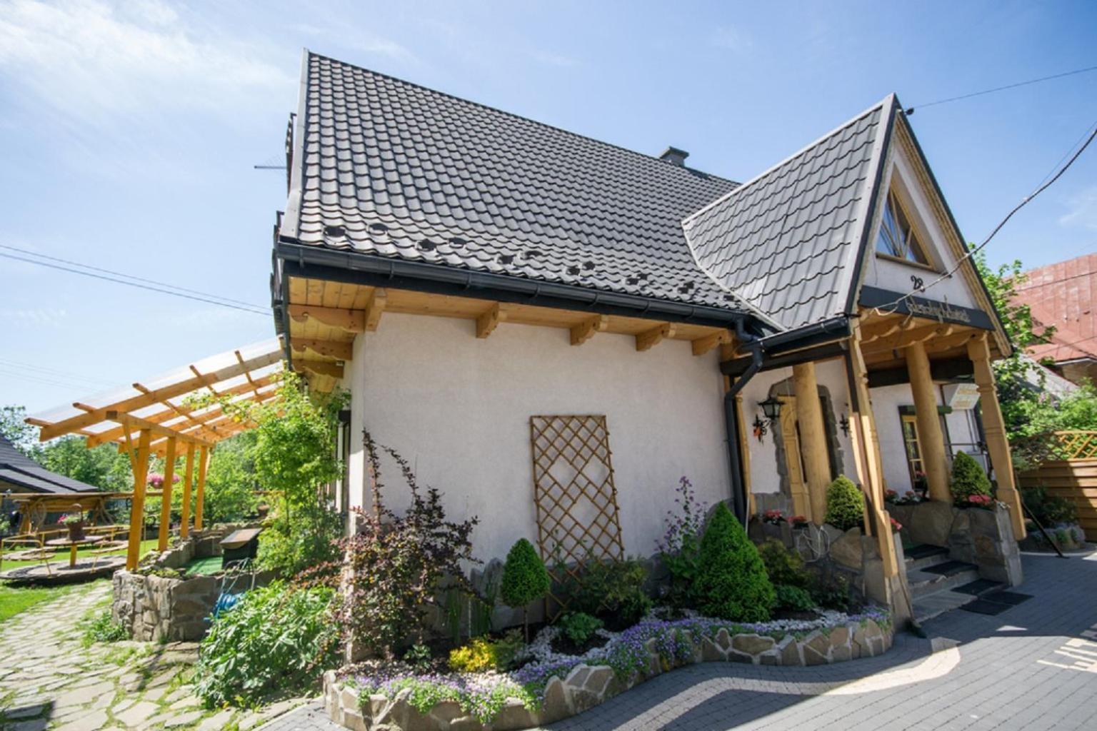 Ciukrowa Chatka Sauna & Jacuzzi Poronin Exterior foto