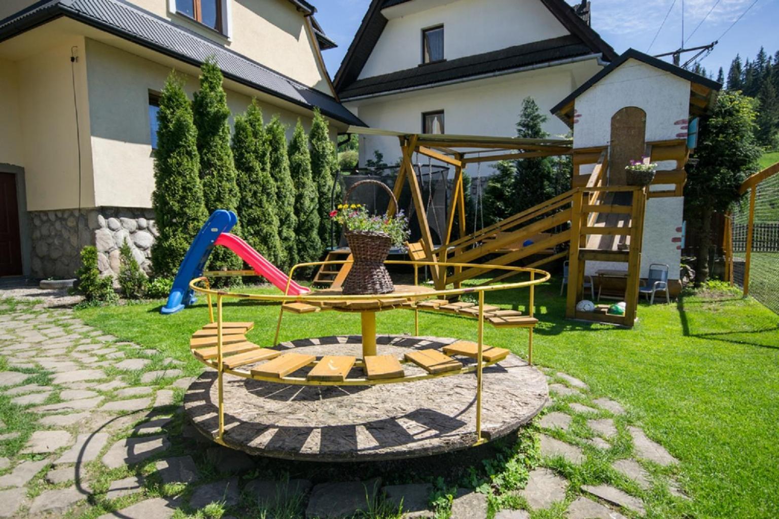 Ciukrowa Chatka Sauna & Jacuzzi Poronin Exterior foto